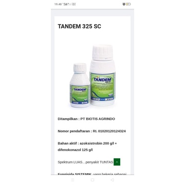 Tandem 325 SC 100 ML
