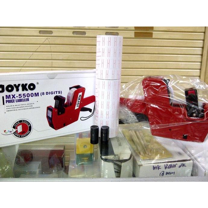 

Alat Label Harga (Price Labeller) 5500M Set + Kertas Label 10 Roll + 2 Pc Tinta