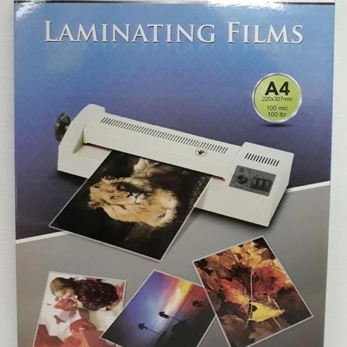 

Plastik Laminating Size A4 (100 Lembar) / Laminating Film