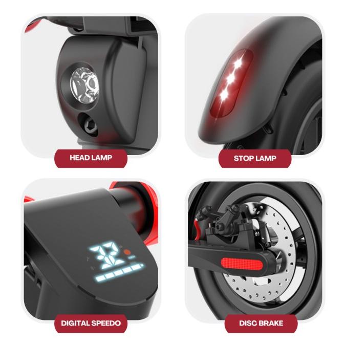 Diskon Spesial Scooter Listrik, Electric Scooter, Hx-X8 - Swappable Batere - Ban 10" Terbaru