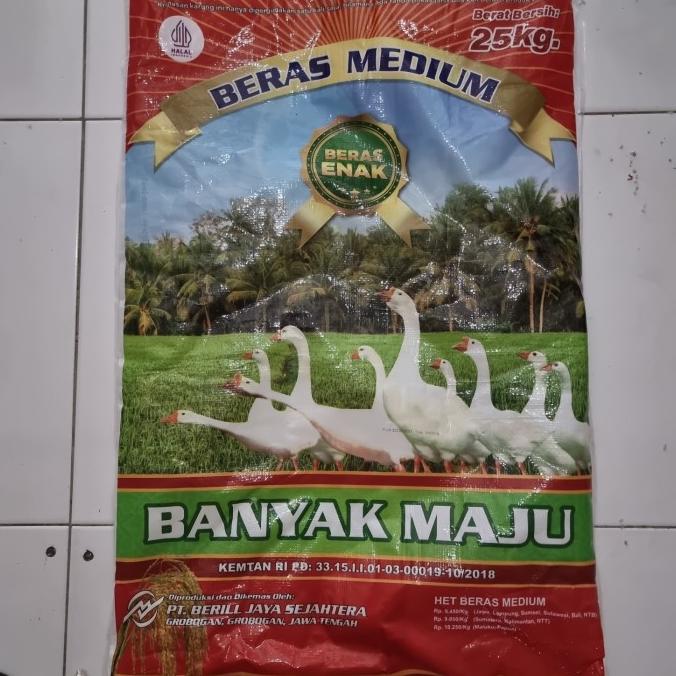 Buruan beli] Karung beras laminasi 25 kg (mix) bekas