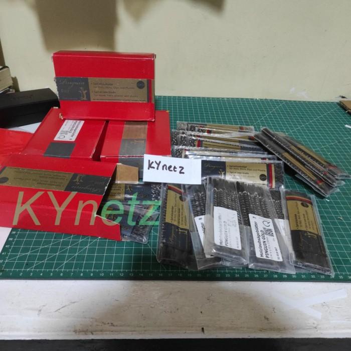 Terlaris Mata Gergaji Spiral / Scroll Saw Pinguin Gold Asli