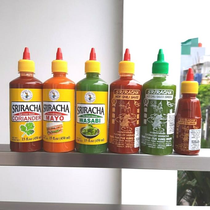 

[IMPOR THAILAND] nangfah sriracha hot chili sauce 450 ml saos sambal