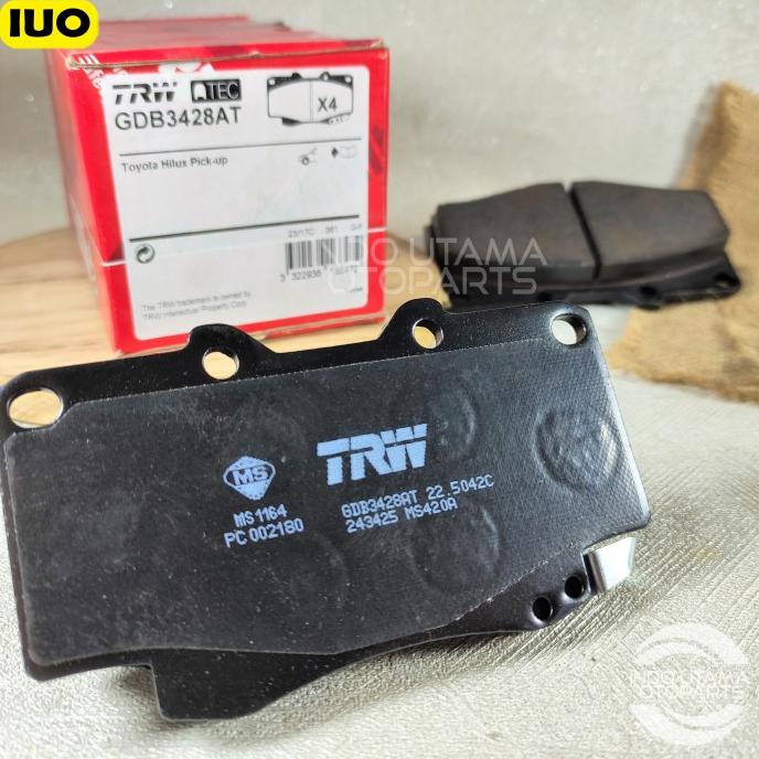 Kampas Rem Fortuner Hilux Vigo Double Brake Disc pad TRW GDB3428AT Suku cadang spare part mobil
