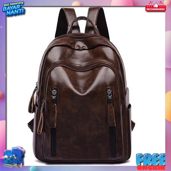 Ransel Wanita Import Rensel Kantor Sekolah Kuliah Korea Style Berkualitas Bagpack Cewek Elegant Rens