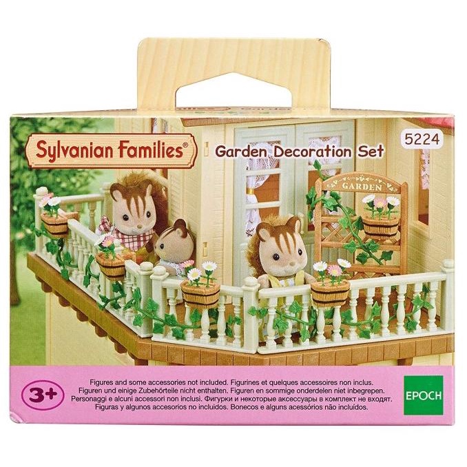 SYLVANIAN FAMILIES GARDEN DECORATION SET