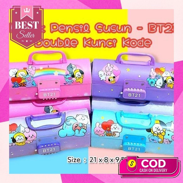 

[Kapasitas] Ins Pvc Pensil Case 2-Layer Siswa Anak Pulpen Tas Gadis Kawaii Sekolah Pen Case Tas Kosmetik Tas Multifungsi Tempat Pensil Aesthetic Korean Style Muat Banyak Kotak Pensil Anak Perempuan Viral Kotak Pensil Karton Tebal Kode Unicorn Bt5 Ada