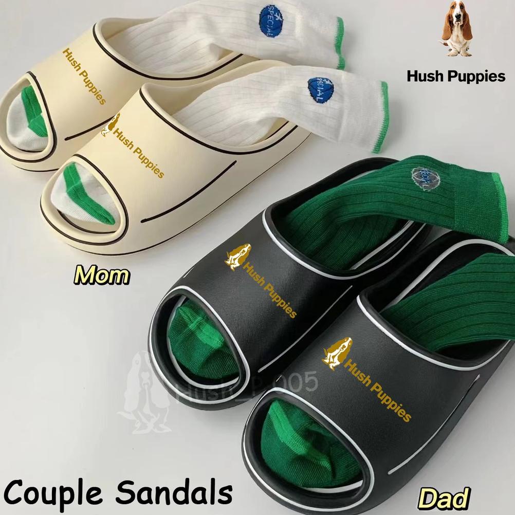 LARISS Hush Puppies Sandal Wanita Korea Sandal Pria Slide Ringan Sendal Cewek Cartoon Import Sandal 