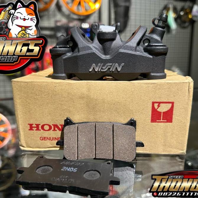 Kaliper Nissin Twin Africa 4 piston original Oem