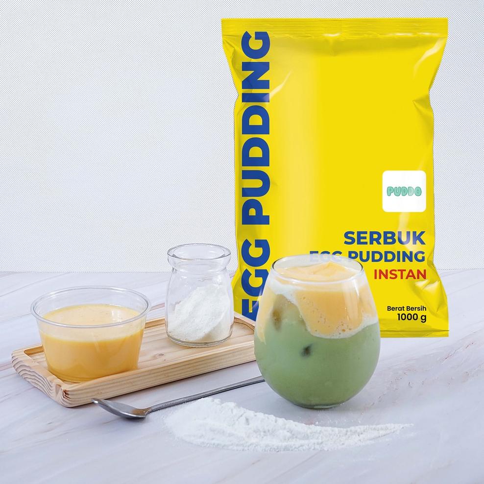 

【Penjualan Terbaik】✅COD Campuran Minuman Bubuk Egg Pudding Premium 1Kg ( Topping Minuman)