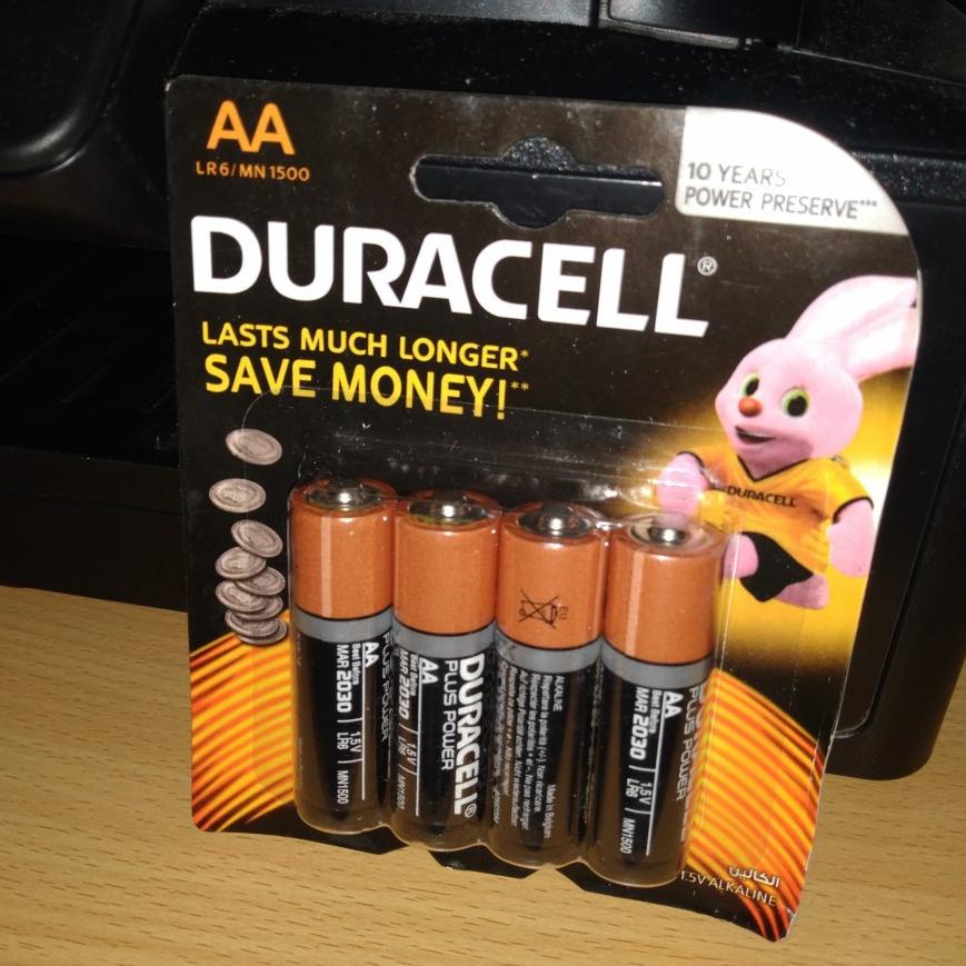 8.8 Batre / Baterai / Battery Duracell Alkaline AA / A2 isi 4pcs