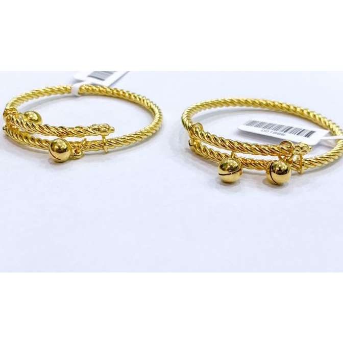 gelang bayi emas 70%