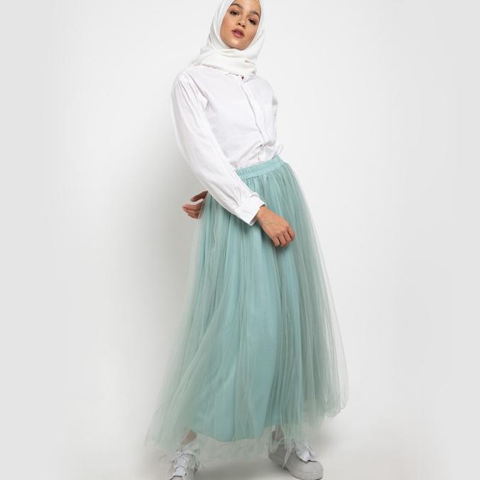 Bawahan Muslim Wanita Le Najwa Lucinta Rok Tutu Mint