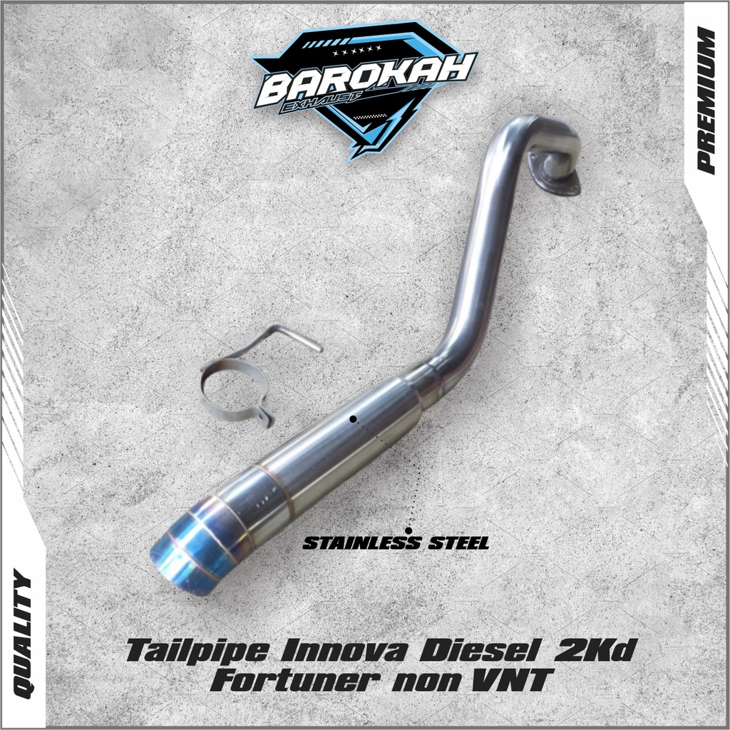 Tailpipe Fortuner VNT Burntipe Brkh