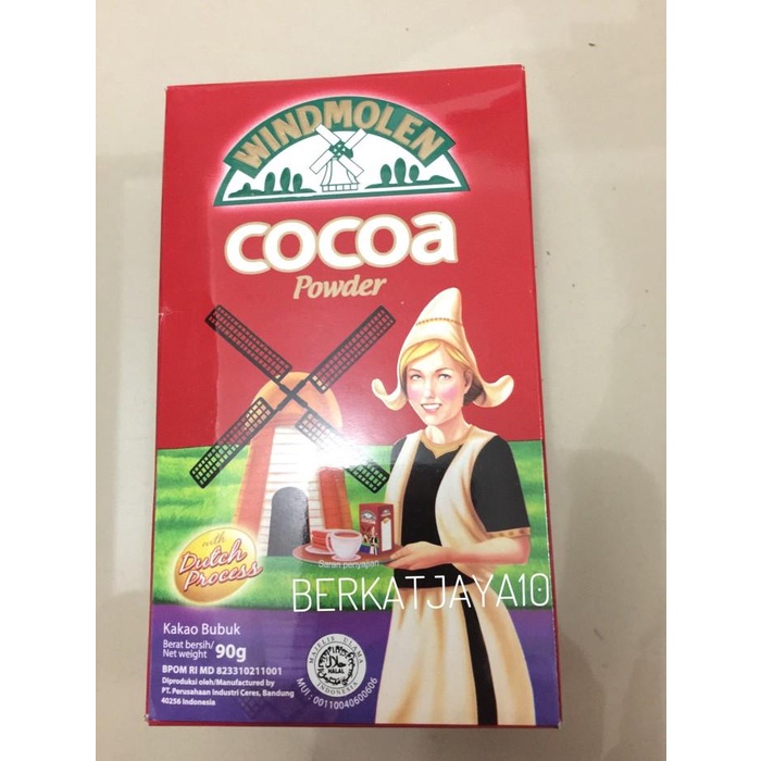 

Terlaris Windmolen Cocoa Powder 90Gr Coklat Bubuk Premium