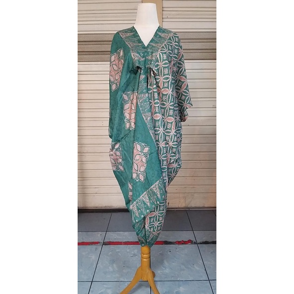 drees Kaftan viscose dress batik pesta modern simpel. kaftan batik
