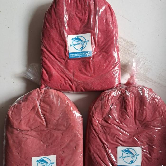 Terlaris Umpan Pala Sotem Merah 300Gram,Umpan Galatama Lele