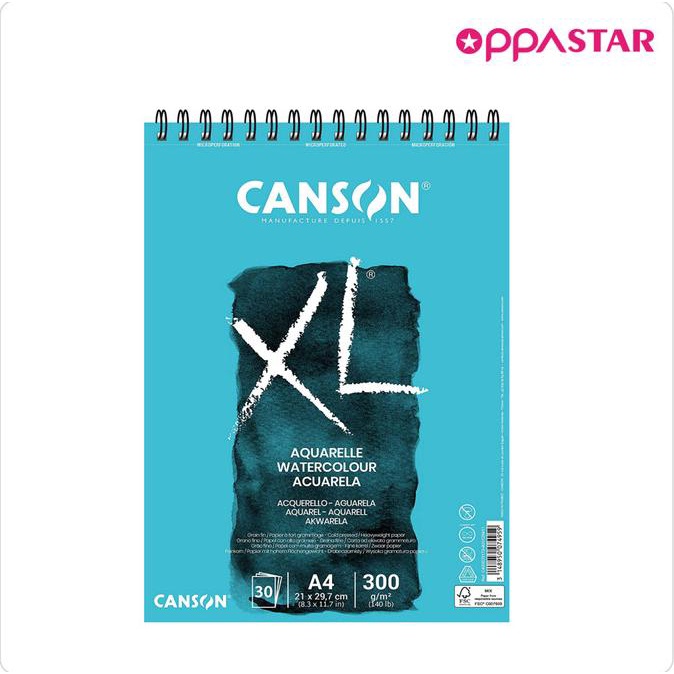 

Canson XL Aquarelle A4 30 Lembar Kertas Watercolor