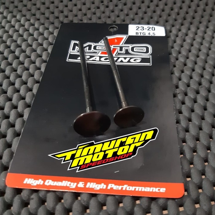 KLEP MOTO 1 23 20 MM BATANG 4.5