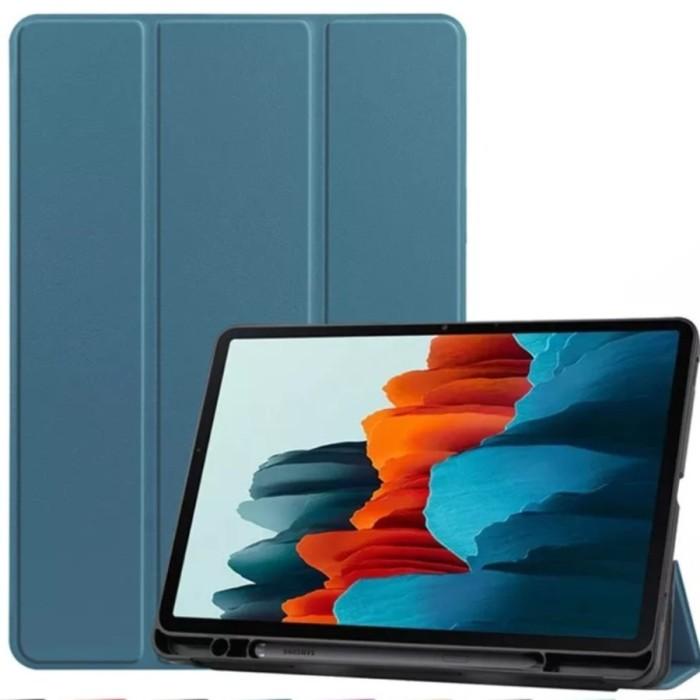 Terlaris Samsung Galaxy Tab S8 - Smart Case Slot Pen Book Cover