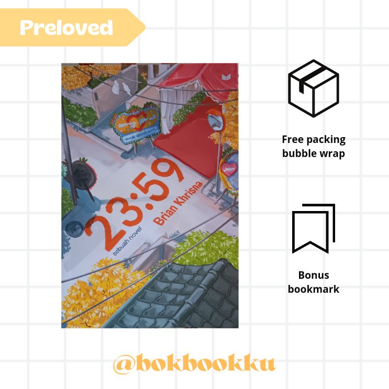 PRELOVED Novel 23:59 by Brian Khrisna | Bokbookku