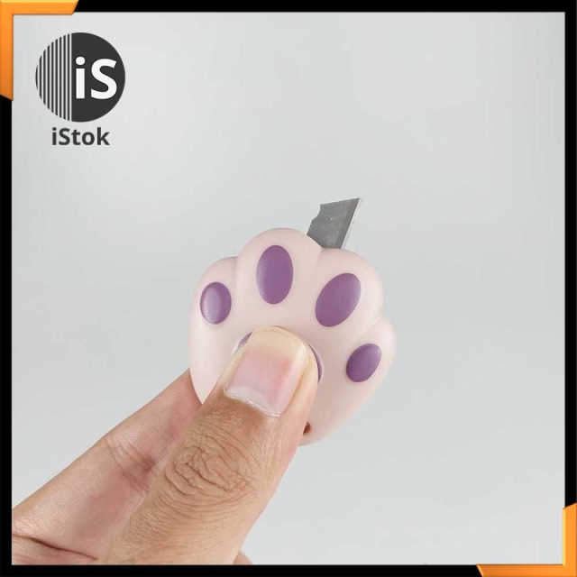 

MOHAMM Pisau Cutter Mini Pemotong Kertas Desain Cat Paw - OL-6101 - ISNEW