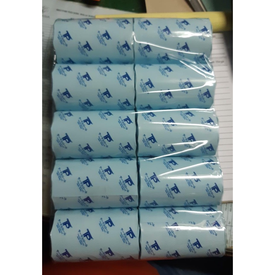 

kertas thermal 80 50 TP paper Struk 80x50 termal struck isi 10 roll 10roll pack 1pak 1pack bungkus per pak