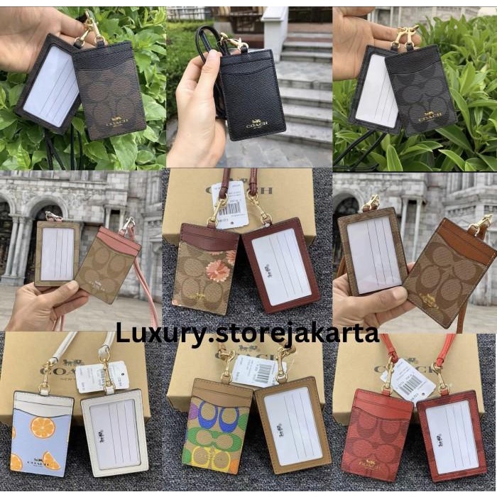 

[PROMOO] Lanyard C0ach Kartu kerja Pemegang Kartu Wanita