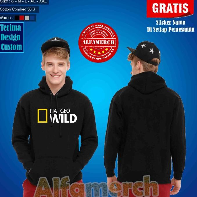 Jaket Sweater Hoodie NAT GEO WILD keren