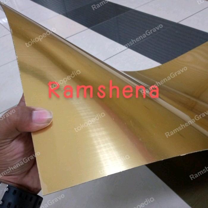 

gravoply silver & gold bahan grafir laser/60x120cm tebal 1.5mm