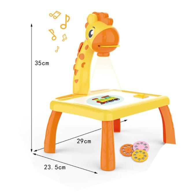 Hot Sale Mainan Edukasi Montessori Meja Belajar Gambar Anak Proyektor Lampu Terlaris