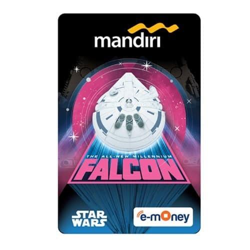 Terlaris Kartu Emoney Etoll Mandiri Saldo 0 - Solo Star Wars - Falcon
