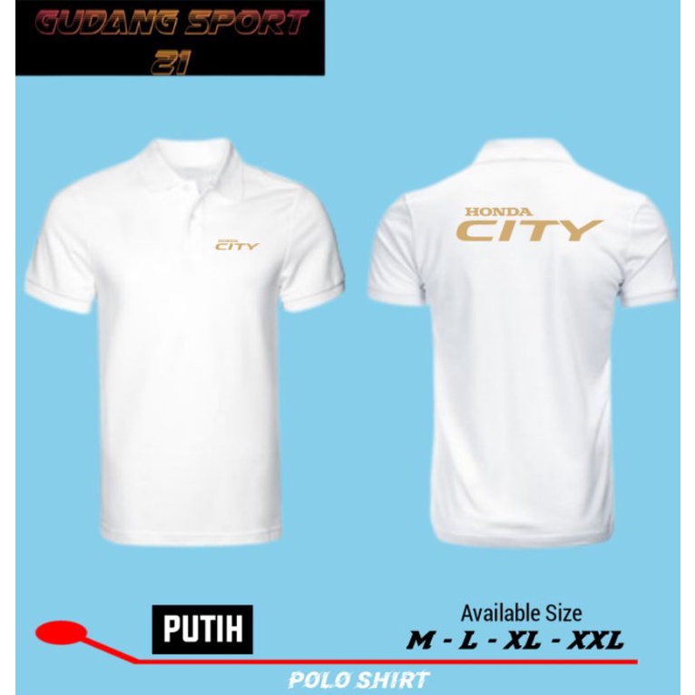 KAOS POLO KERAH HONDA CITY