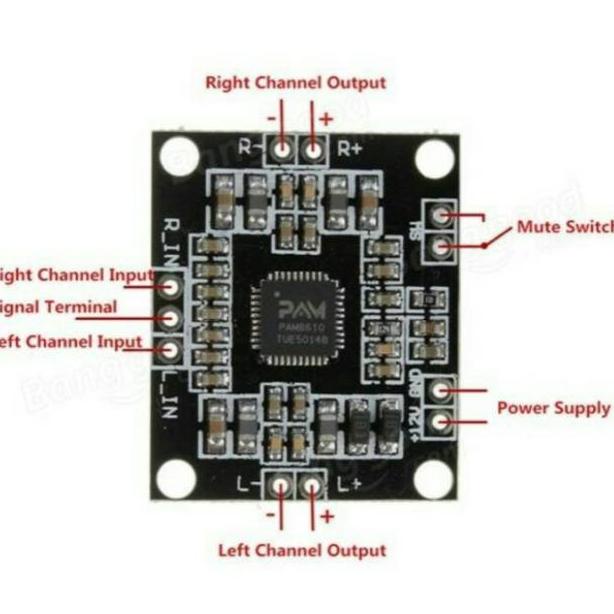 PAM8610 PAM 8610 MODULE AMPLIFIER