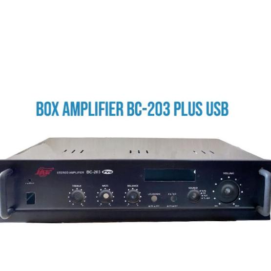 BOX STEREO AMPLIFIER BC-203 PLUS USB