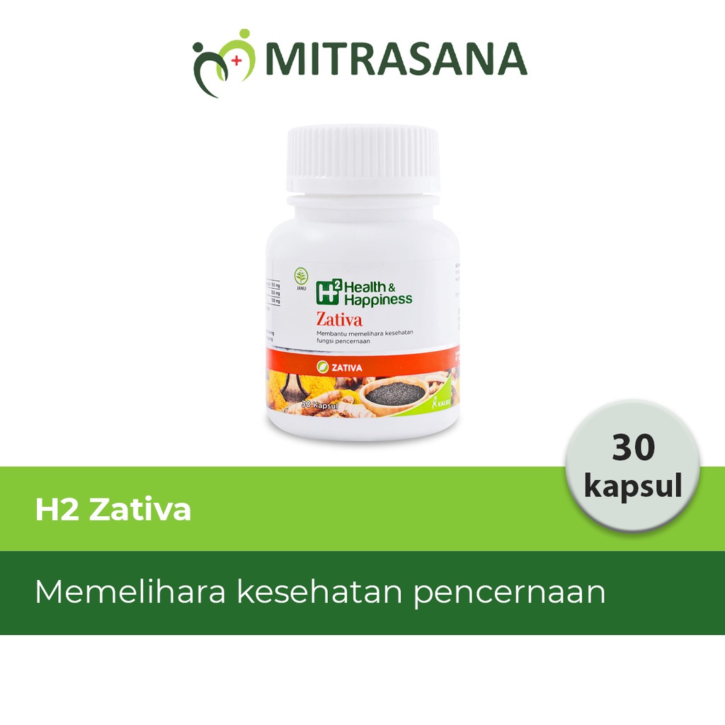 H2 Zativa 30 Kapsul - Memelihara kesehatan pencernaan