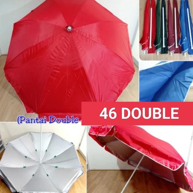 Promo-Payung Tenda Double Layer/Payung Jualan/Payung Pantai Double