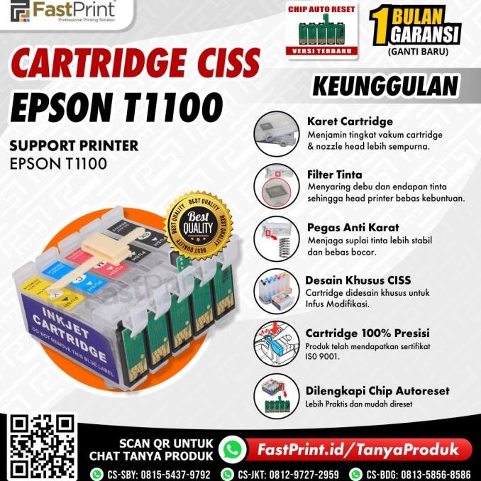 Fast Print Cartridge CISS Epson T1100 1 Set ffs01
