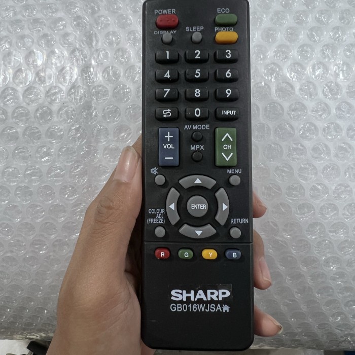 Remote Remot Tv Led Sharp Gb016Wjsa - Sedia Remote Tv Sharp Aquos 32 Inch Tabung Smart Android Led Original Lcd Gb326Wjsa Gb215Wjsa Ori 21 Ga877Sb Gb275Wjsa Hdmi Pabrik Lcdtv Gb016Wjsa Gb326Wjn5 4K