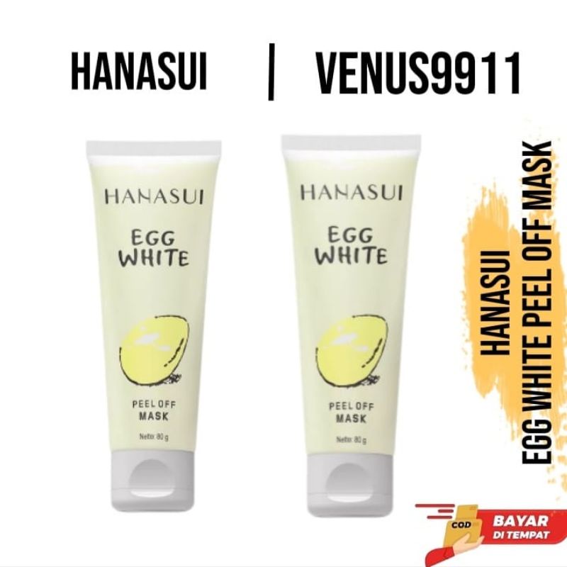 MASKER TELUR HANASUI / EGG WHITE PEEL OF MASK HANASUI