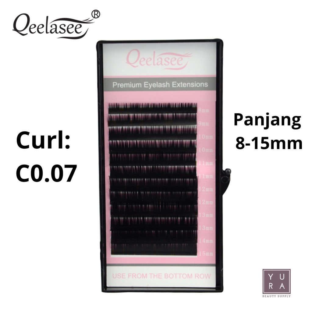 Lash Beauty Qeelasee C0.07 Eyelash Extension Bulu Mata Palsu