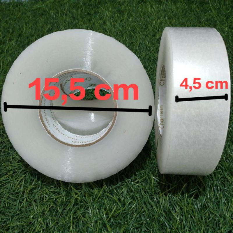 

Lakban Jumbo Bening Transparan 45mm × 330yard Merk Charroin Lebih Murah & Hemat