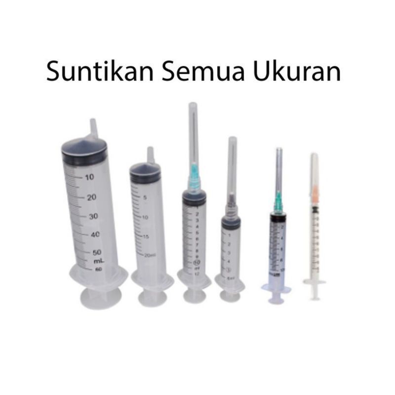 ONE MED SPUIT 1ML, 3ML, 5ML, 10ML, 20ML, 50ML MURAH