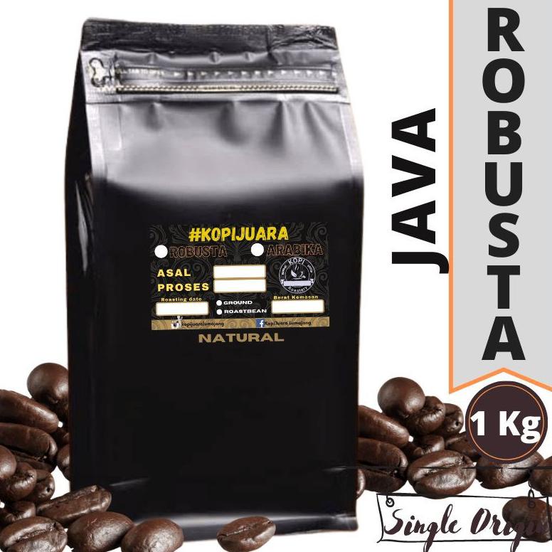 

Kopi Robusta 1Kg - Pilih Roastbean atau Bubuk Non COD