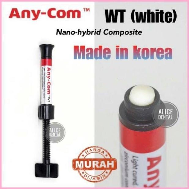 Dental resin composite WT white komposit veneer gigi putih natural