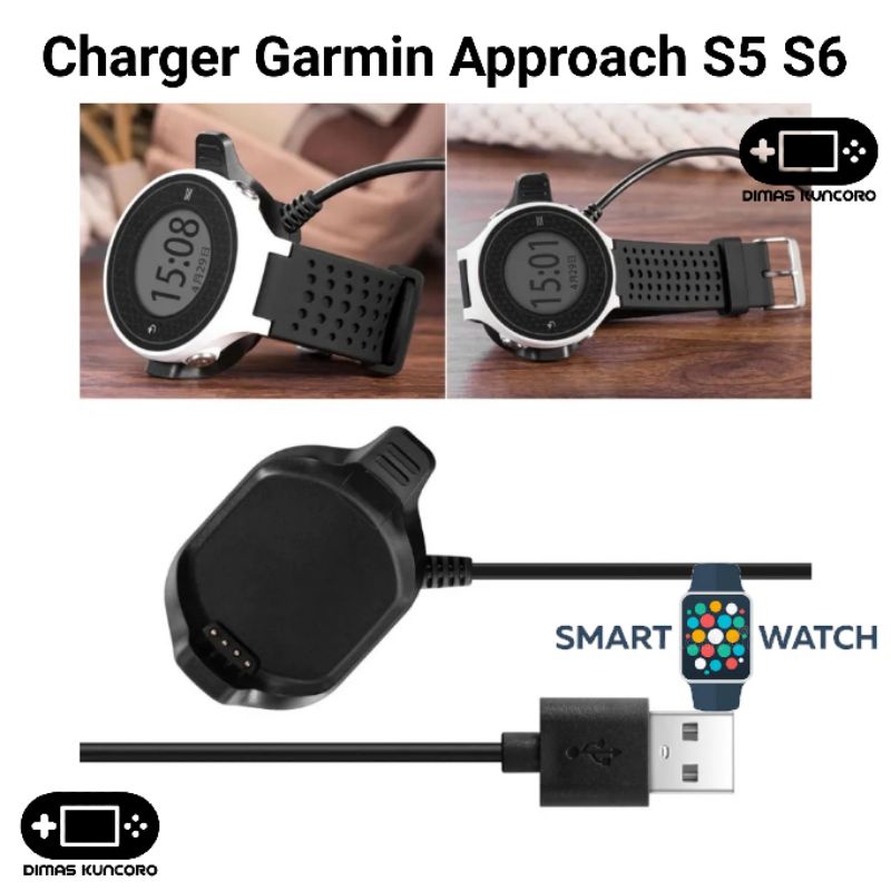 Charger Garmin Approach S5 S6 charging kabel usb cable dock smartwatch