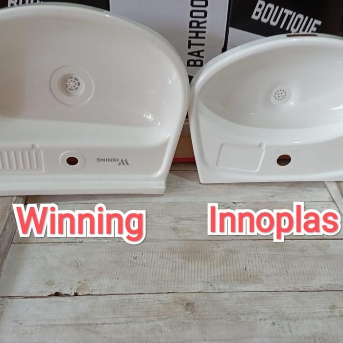 Kujo Wastafel Plastik 1 Set Lengkap Innoplast Wastafel Cuci Tangan