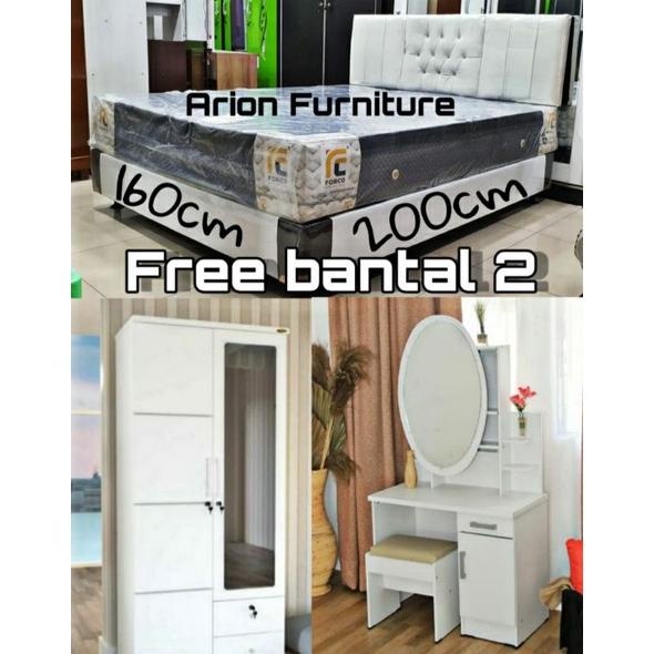 Kamar set /paket seserahan nikahan /PAKET tempat tidur,lemari dan meja riass