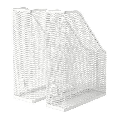 

Terlaris Set Binder Isi 2 Pcs Tempat File Majalah Buku Baja Putih Folder Box