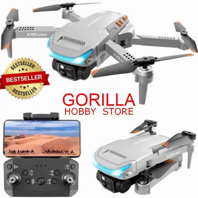 rc drone K101 max Z888 XT9 dual camera 4K altitude hold optical flow
